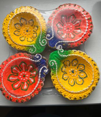 Clay Diya (Pack of 4)